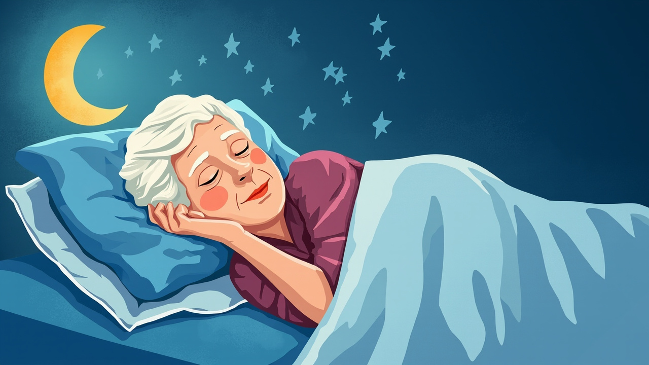 老年人睡眠示意